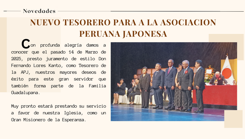 Nuevo Tesorero